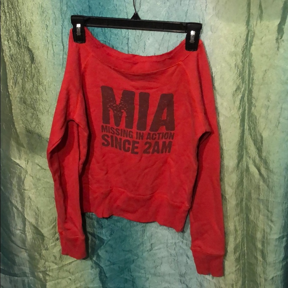 Off shoulder sweater